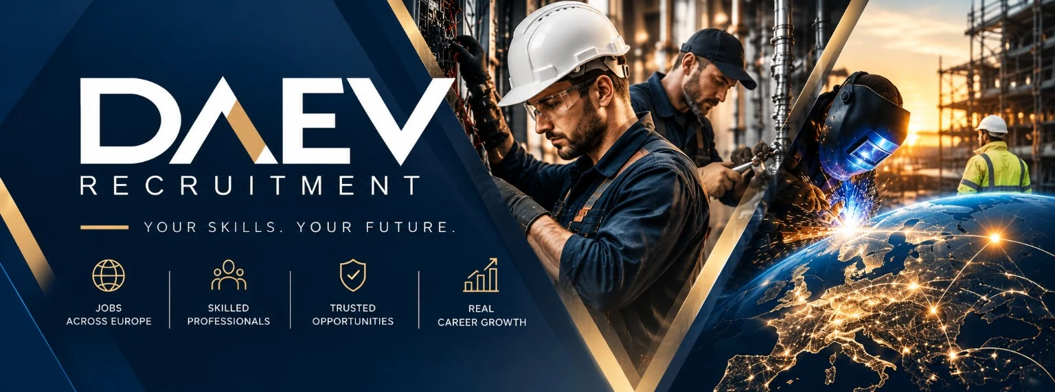 DAEV Recruitment: skilled professionals, European recruitment and trades